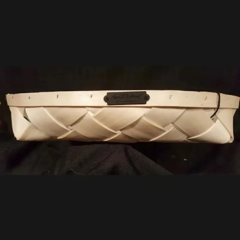 $35 or Free with $200 purchase NWT Poplar Wood Big 16”x16” Tray / Basket New Tag